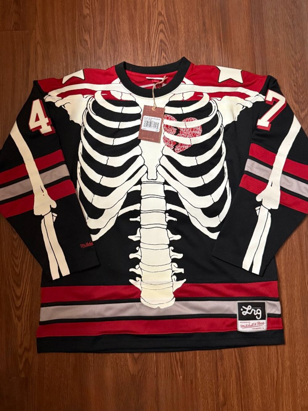 Mitchell & Ness Dead Serious LRG Hockey Jersey - Size Large